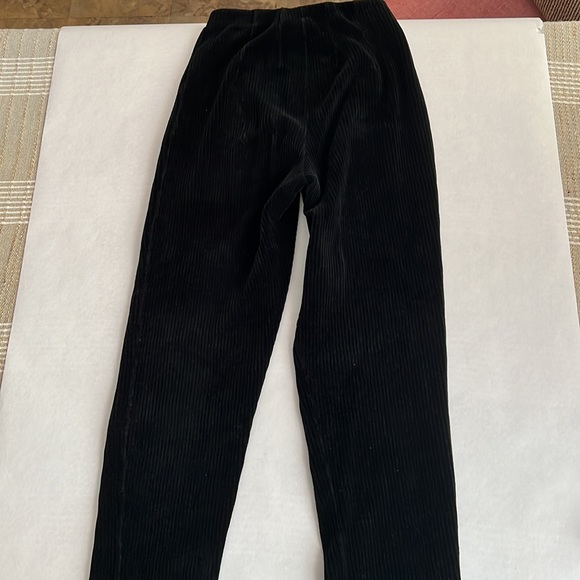 Lizsport Petite Black Corduroy Stretch Pants P - Picture 5 of 5